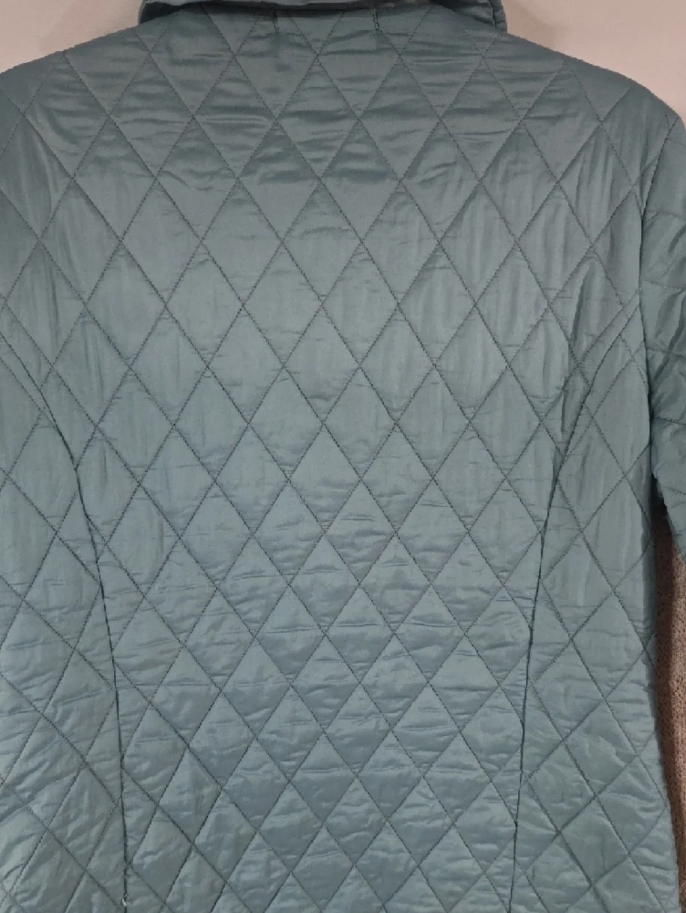 Barbour Quilted Pale Blue Women's Puffer Jacket - Picture 4 of 4